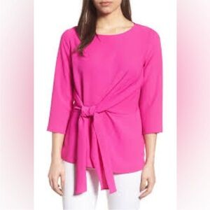 Gibson Tie Front Blouse
